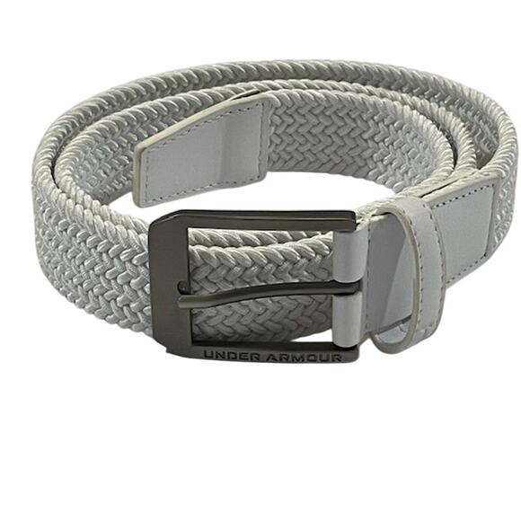 Under Armour men's golf belt in braided elastic material. - Picture 1 of 5